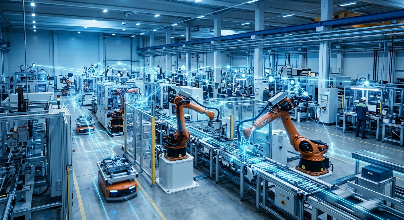 Imagem: 5G e IoT Industrial: A Nova Era da Manufatura Conectada