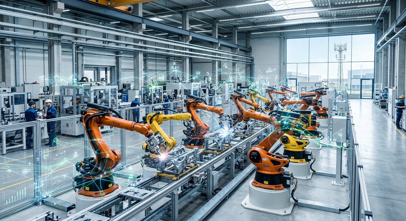 Imagem de destaque: 5G e IoT Industrial: A Revolução Standalone na Manufatura
