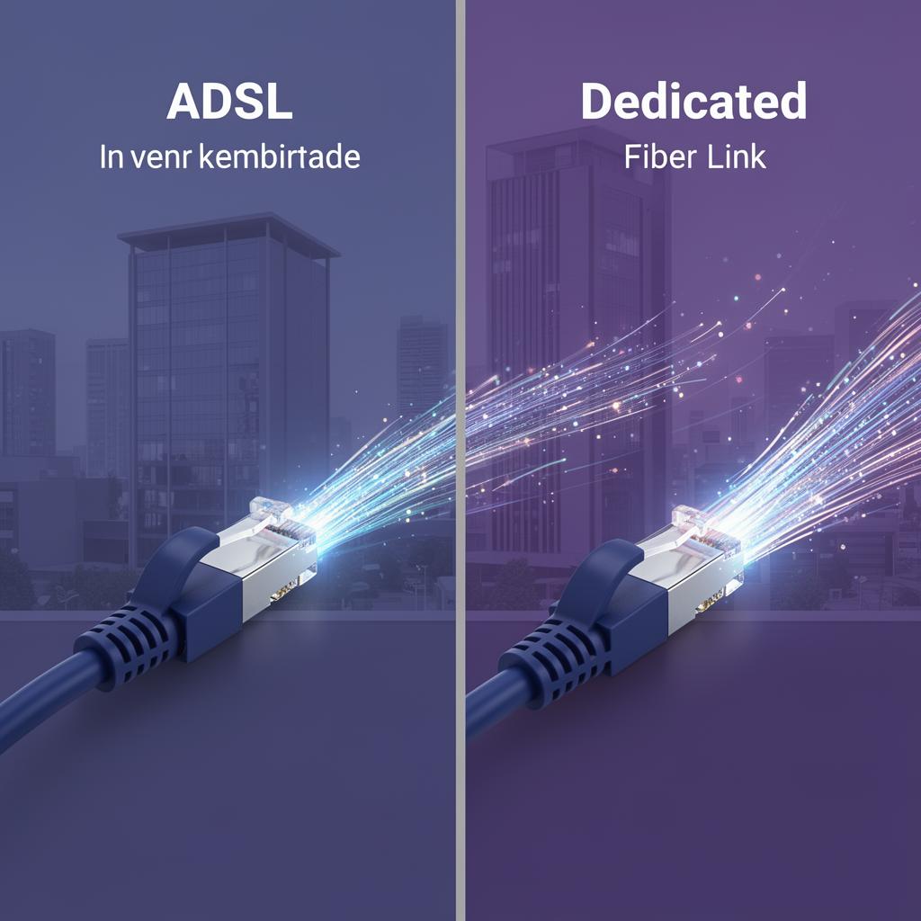 Imagem de destaque: Link ADSL vs Link Dedicado: Qual Internet sua Empresa Precisa em 2026?