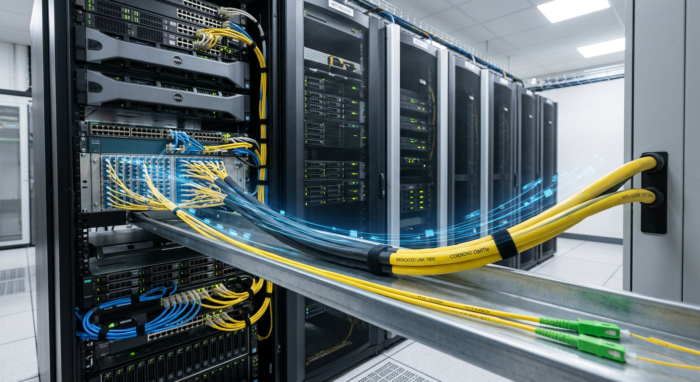 Imagem de destaque: Link Dedicado: Fibra Óptica vs FTTH Empresarial