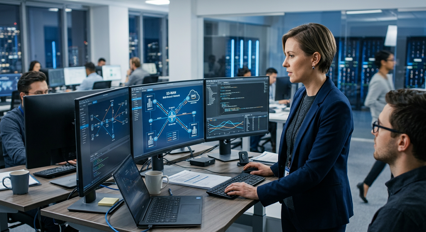 Imagem: SD-WAN para Multi-Filiais: Otimize Redes com Inteligência