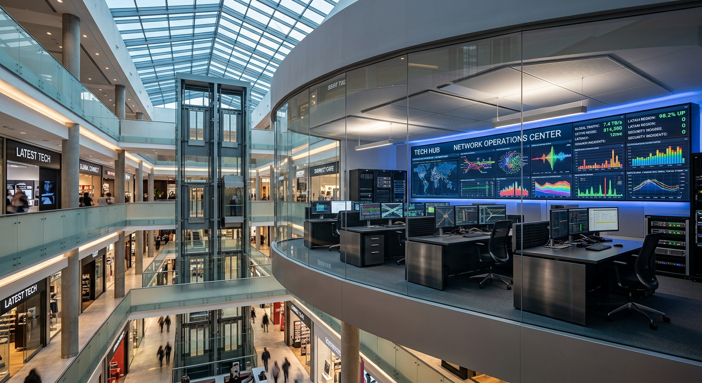 Imagem de destaque: Telefonia para Shopping Centers: Conectividade e Atendimento de Ponta