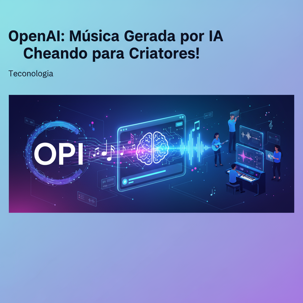 Imagem de destaque: OpenAI: Música Gerada por IA Chegando para Criadores!