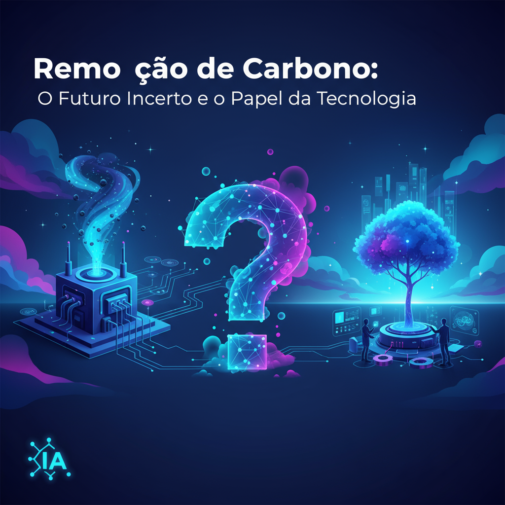 Imagem de destaque: Remoção de Carbono: O Futuro Incerto e o Papel da Tecnologia